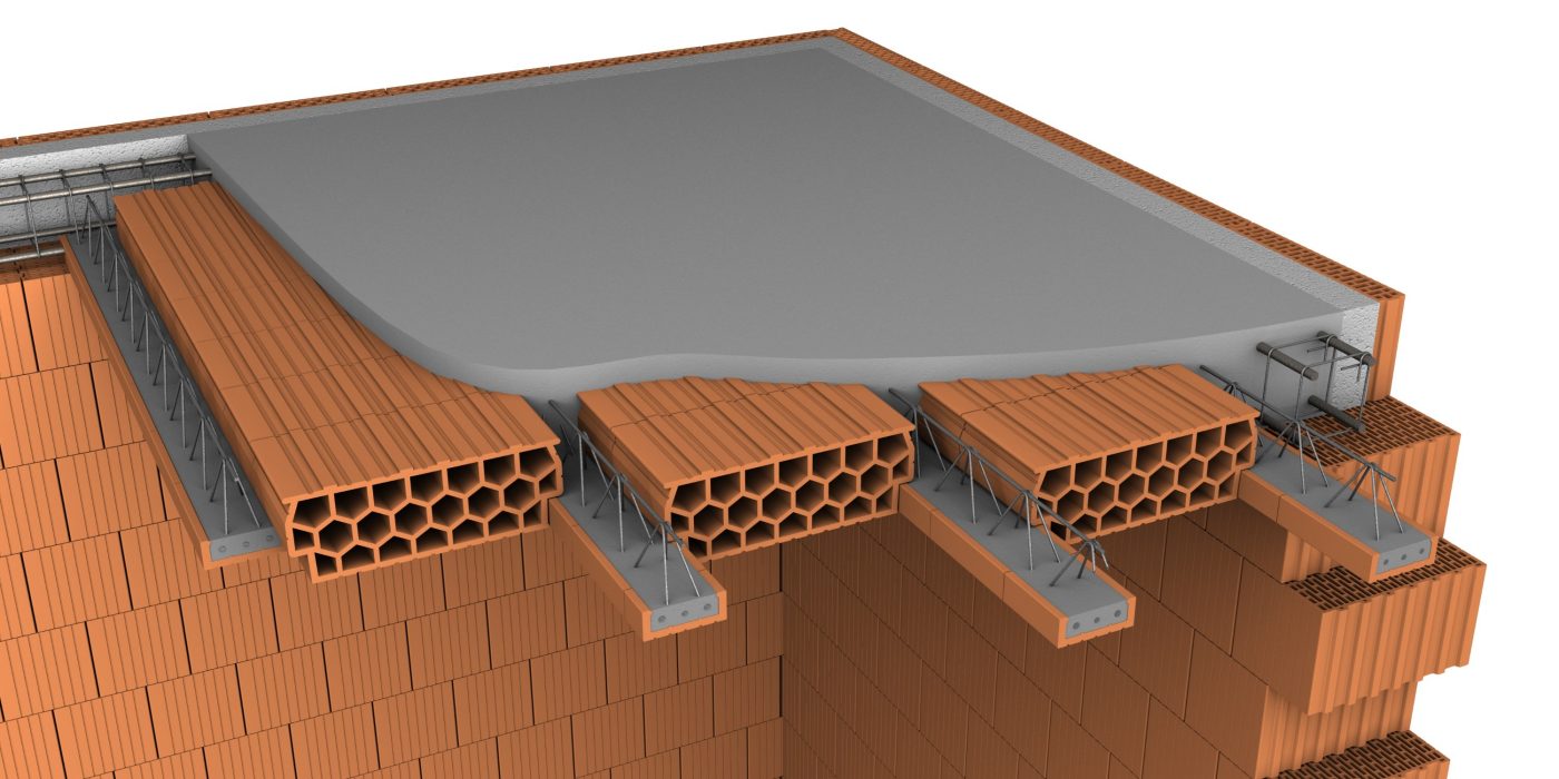 Porotherm Miako, Porotherm POT, nadbetonávka